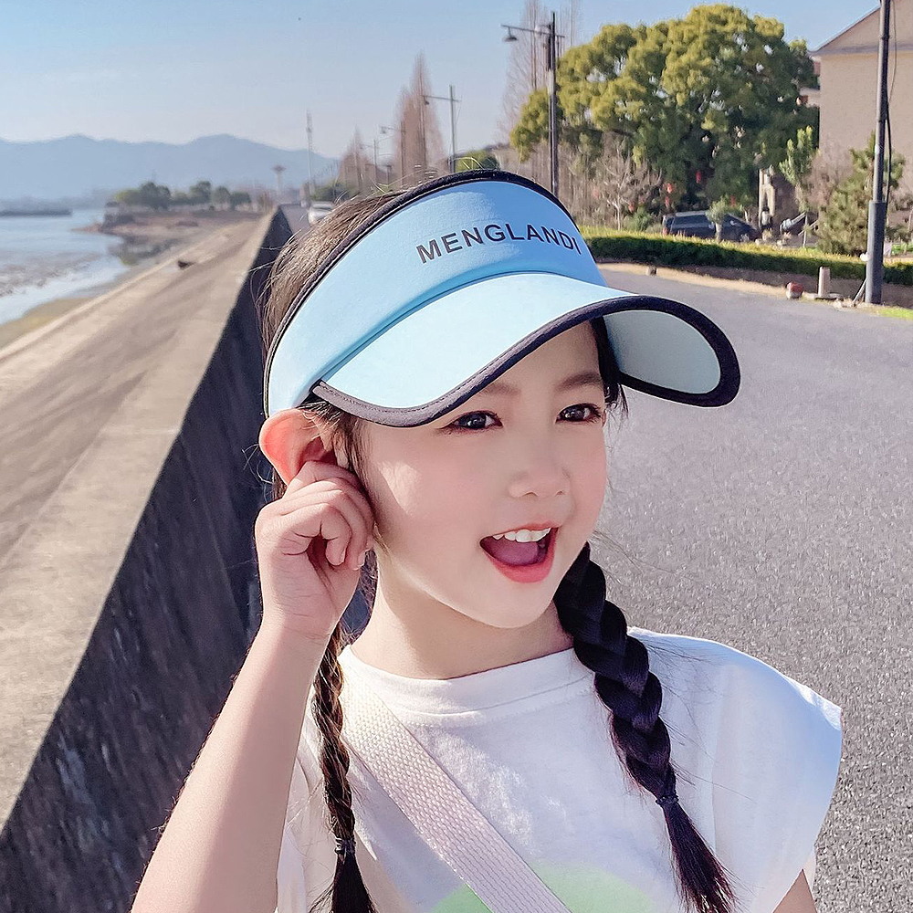 키즈 아동 유아 남아 여아 초등 학생 어린이 여름 챙 햇빛 가리개 썬햇 썬캡 나들이 모자 - 상세 이미지 5