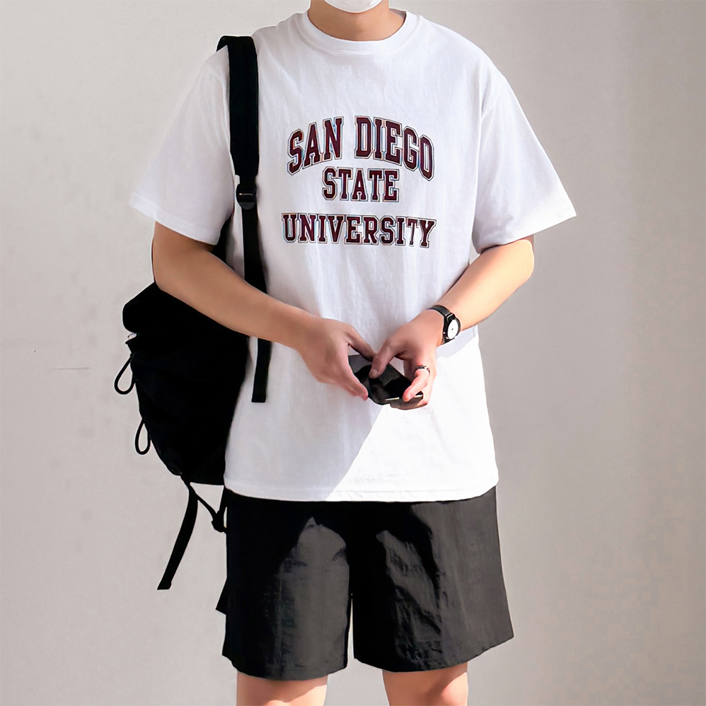 남자프린팅반팔티 쿨티셔츠 커플반팔티 - 상품 이미지