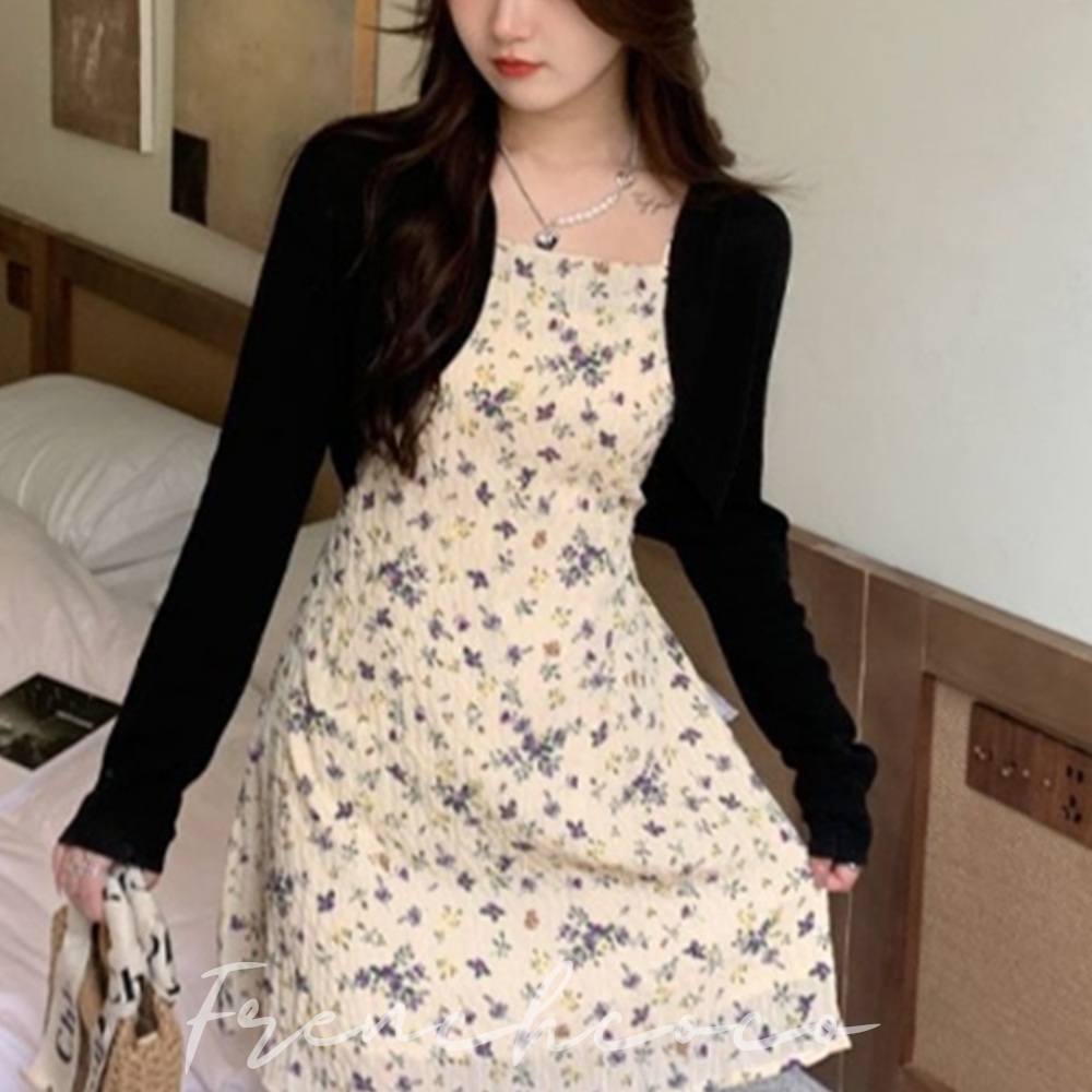 프렌치코코 커버업 원피스볼레로 여름 가디건 크롭기장 에어컨바람