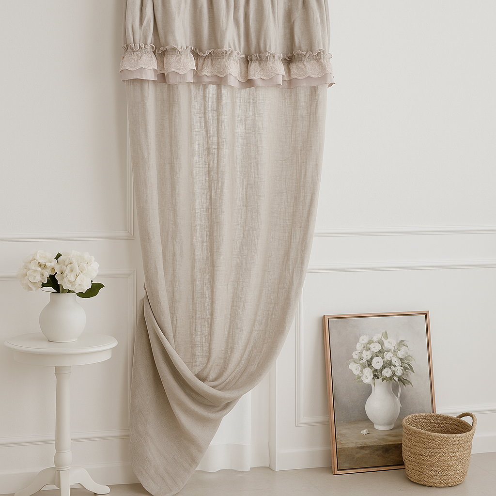 디뮤어 발레 네추럴 린넨커튼 135x240cm