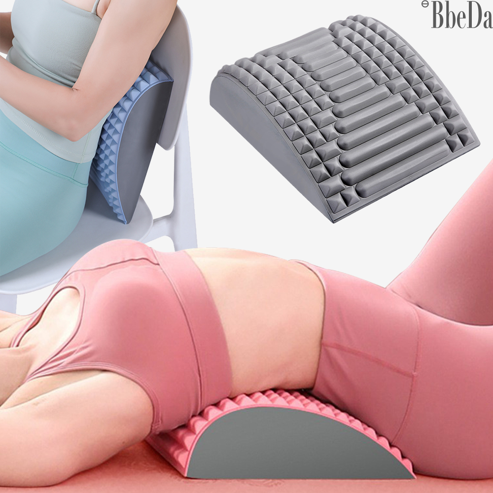 빼다 3D 지압 등받이 일자목 허리 척추 마사지 쿠션 베개 스트레칭기구 - 메인 이미지