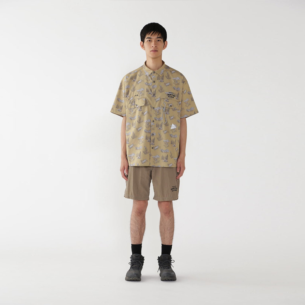 앤드원더 바지 hiking club Ny taffeta hiker short pants 25SS 고프코어룩 5745152052 - 상세 이미지 2