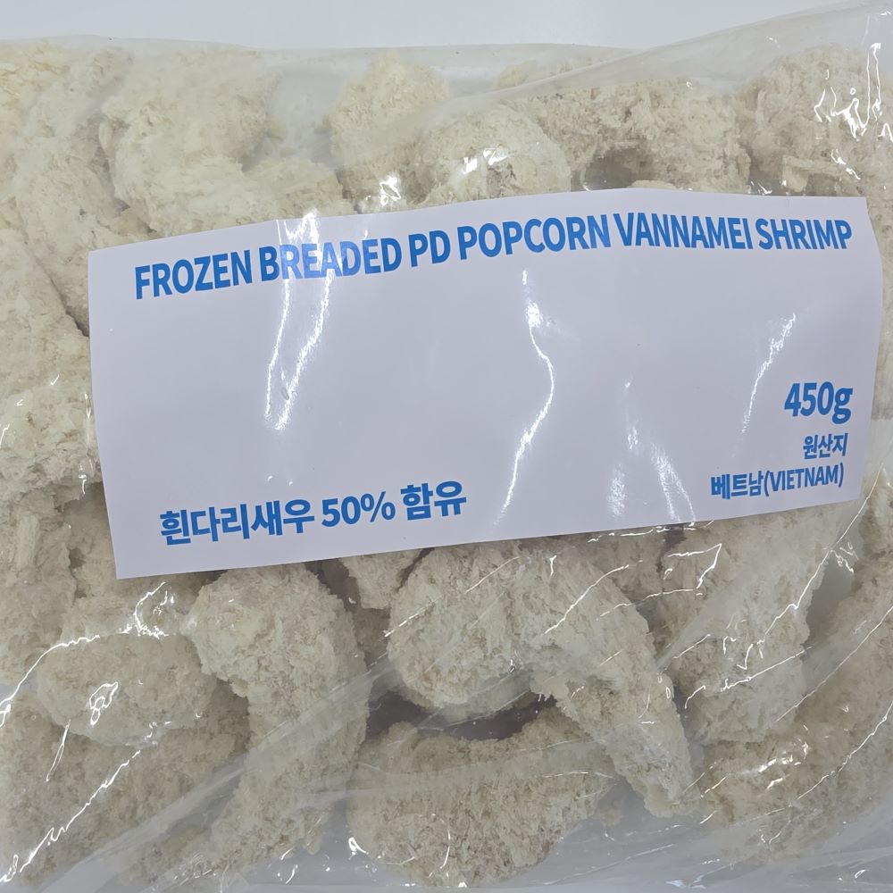 대왕 코코넛 통 팝콘 쉬림프 튀김 250g, 450g 에비동 카츠 까스 - 상세 이미지 3