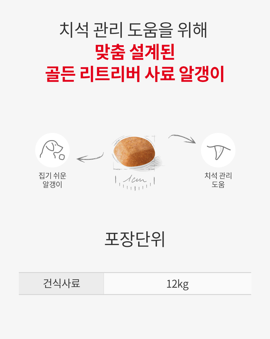 [유통기한 2026.06.05] 로얄캐닌 독 골든 리트리버 퍼피, 12kg, 1개