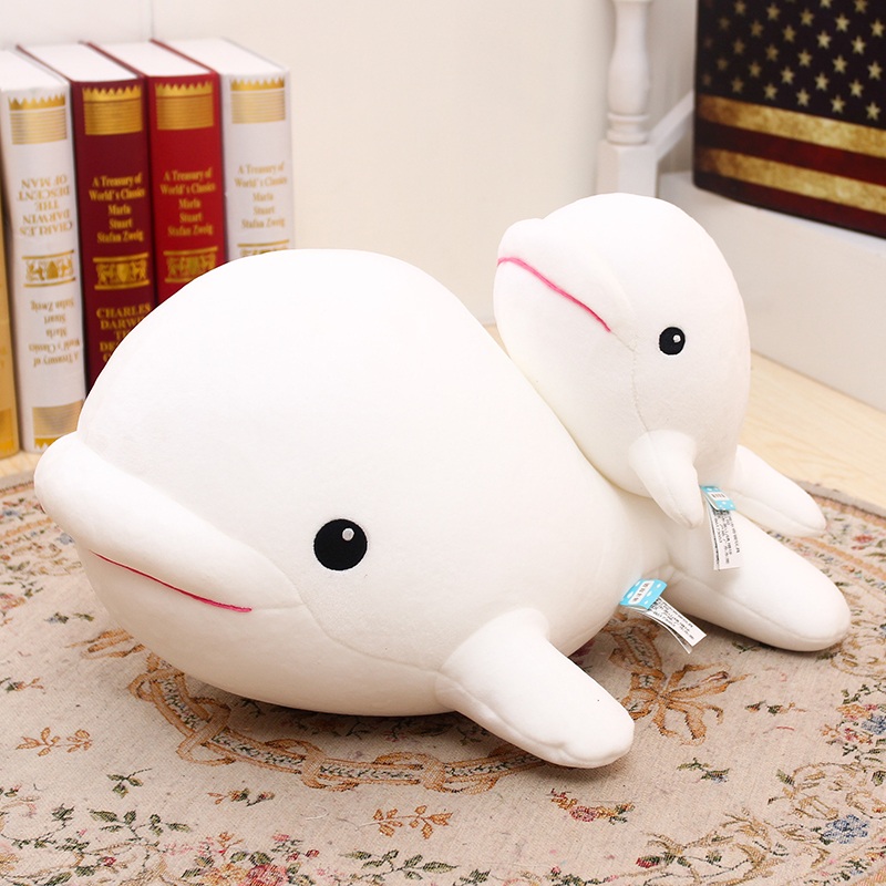 고래인형 봉제인형 동물 대형 애착인형 바다 돌고래 쿠션 모찌 바디필로우 - 상품 이미지