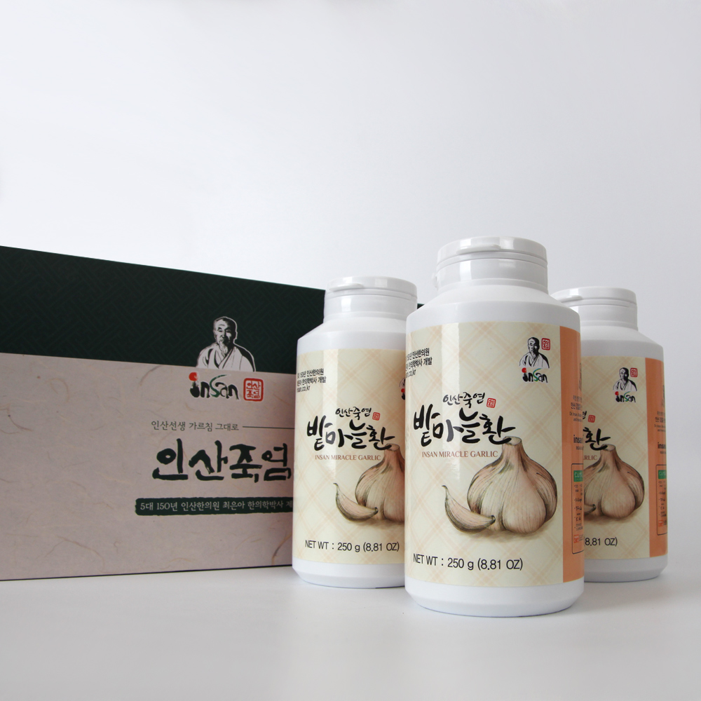 인산죽염 밭마늘환 4개 선물세트 [250g] - 상세 이미지 3