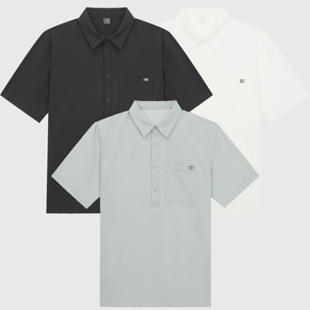 노스페이스 아노락 셔츠 남자 반팔 남방 시어커서 퍼미스 NH8SR05A