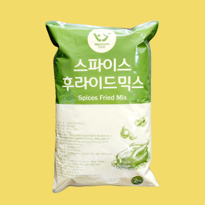 태영식품 스파이스 후라이드믹스 2KGx10봉지 BOX : 모두닭집