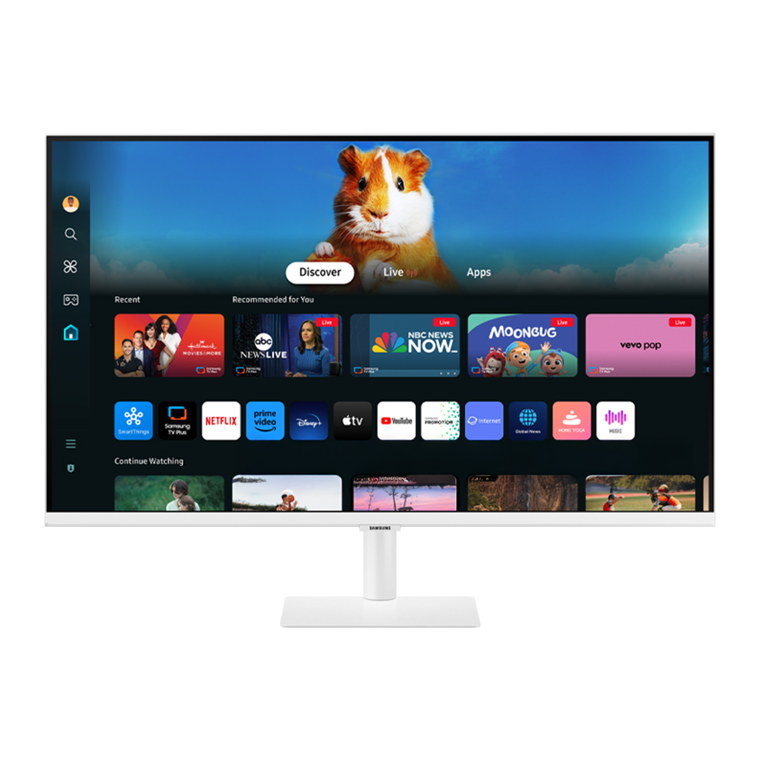 삼성 M5 스마트 IPTV 80cm(32인치) 캠핑TV 화이트에디션 접이식 휴대용 패키지 이미지 4