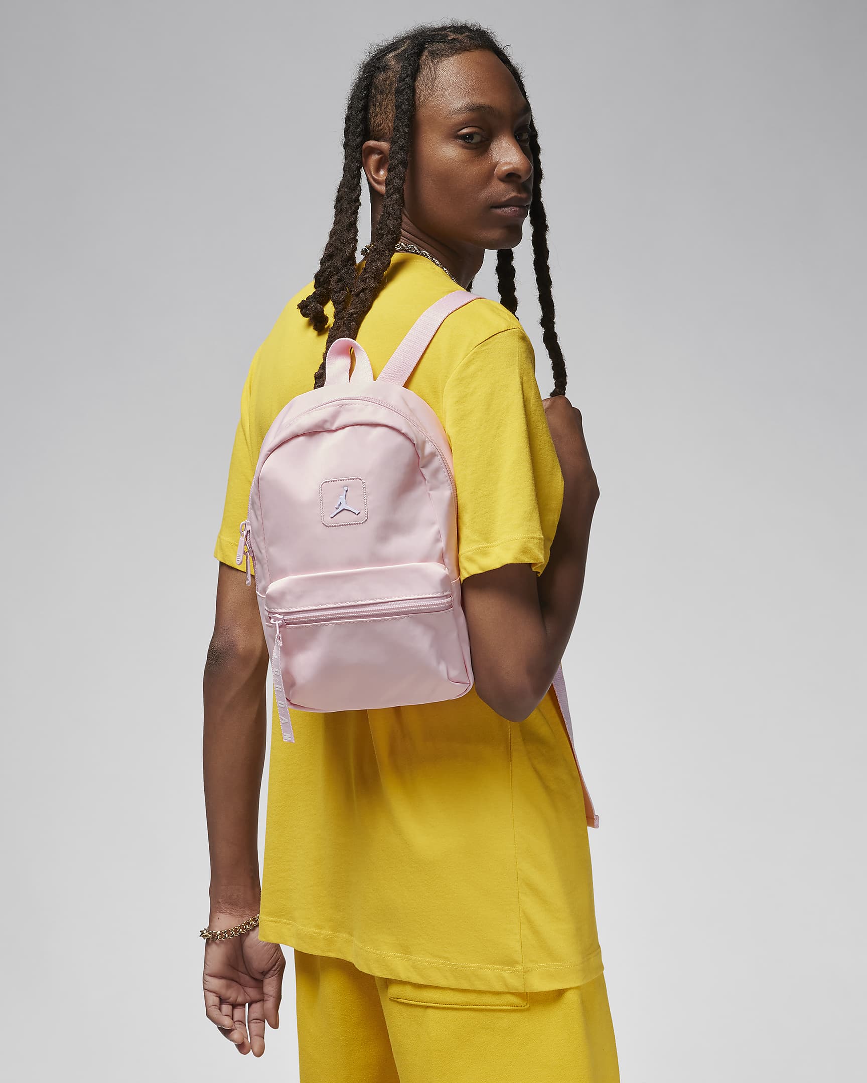 [오늘출발] 나이키 여성 미니 백팩 가방 중학생 고등학생 소풍 가방 여행 배낭 핑크폼(조던_크링클)