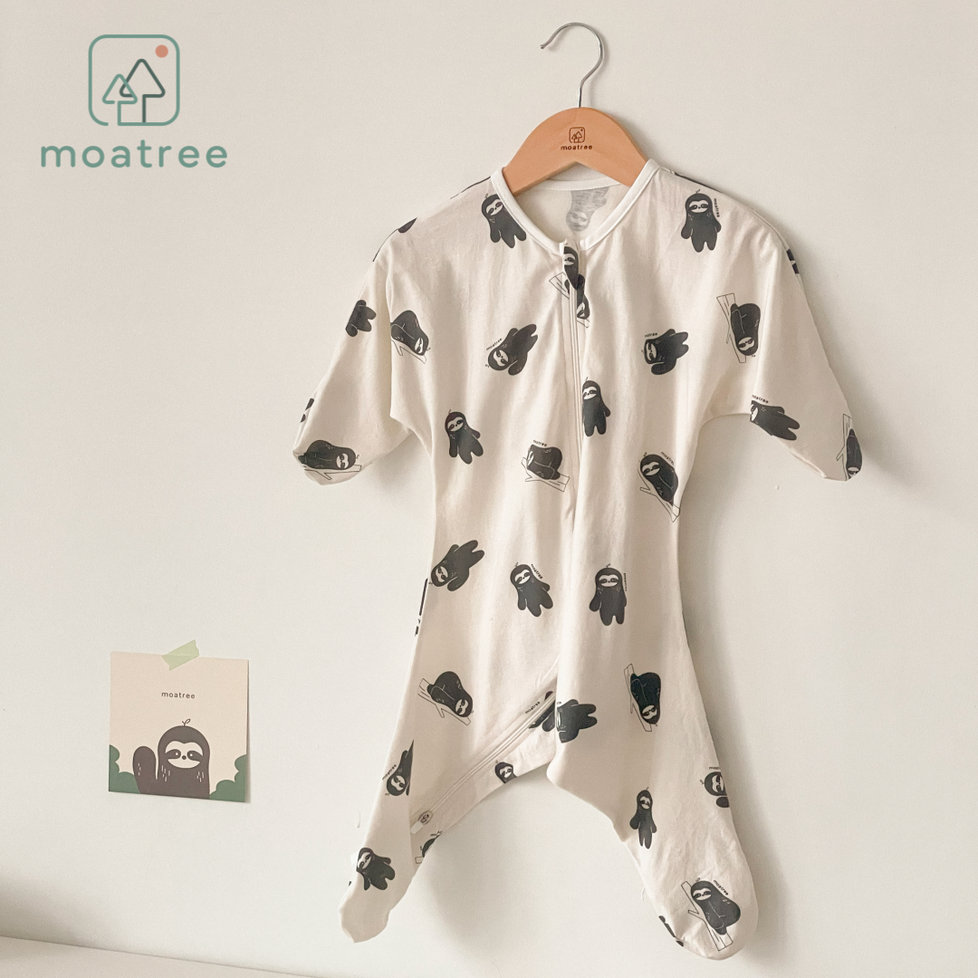 모아트리 슬리핑백 꿀잠슈트 수면조끼 신생아 아기수면잠옷 스와들졸업 오가닉 라이트