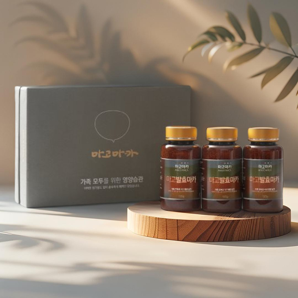 페루 발효마카 과립형 선물세트 120g x 3병 마카 100% 설 추석 명절 선물셋트