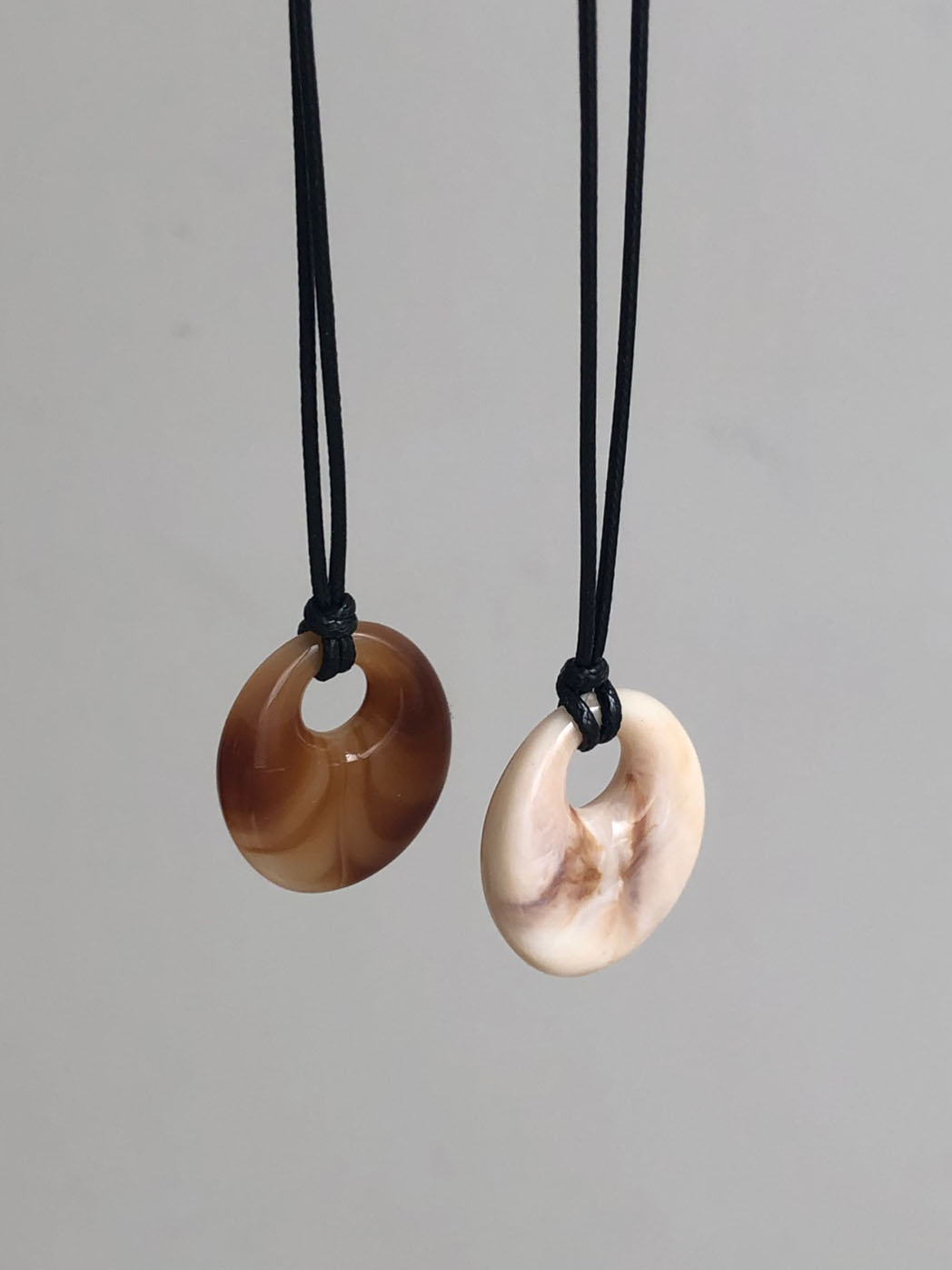 Marble Pendant Necklace 마블 펜던트 네크리스 (길이 조절 가능) 상세 이미지 24
