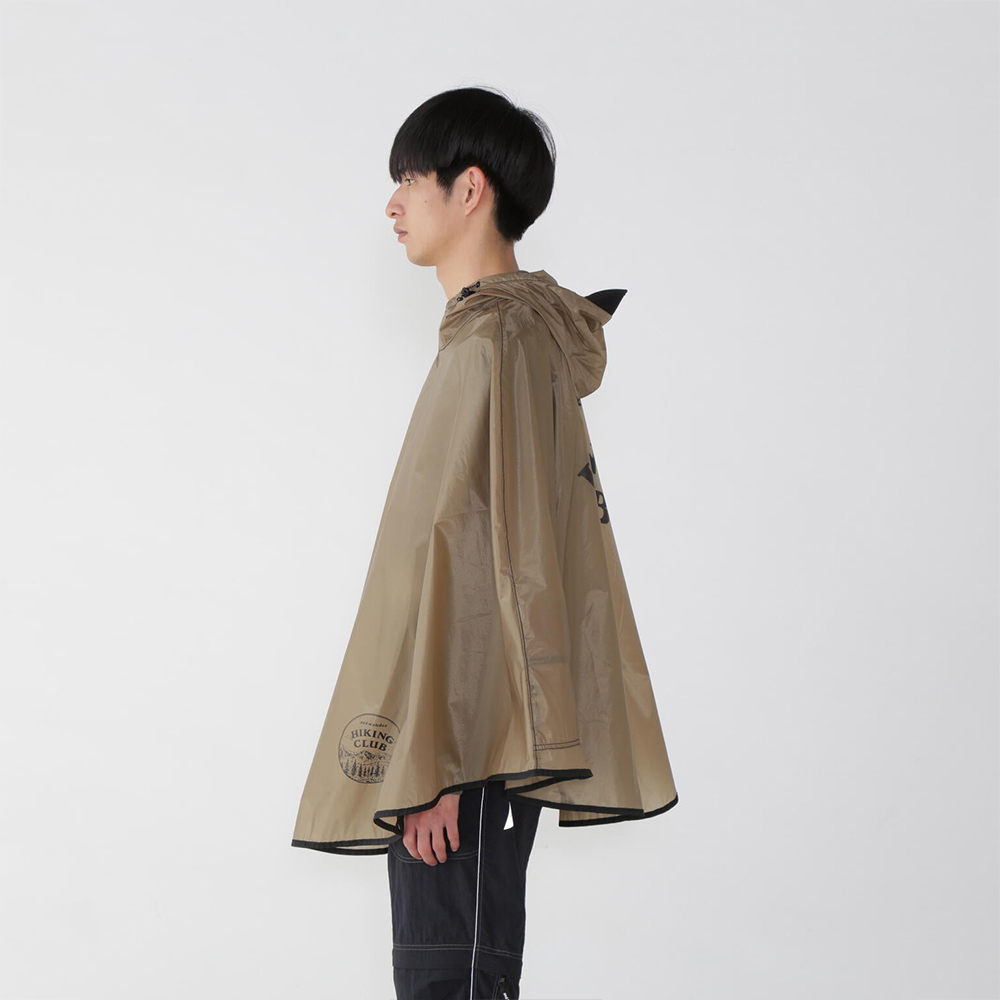 앤드원더 자켓 hiking club sil poncho 25SS 판초 우비 5745177303 - 상세 이미지 4