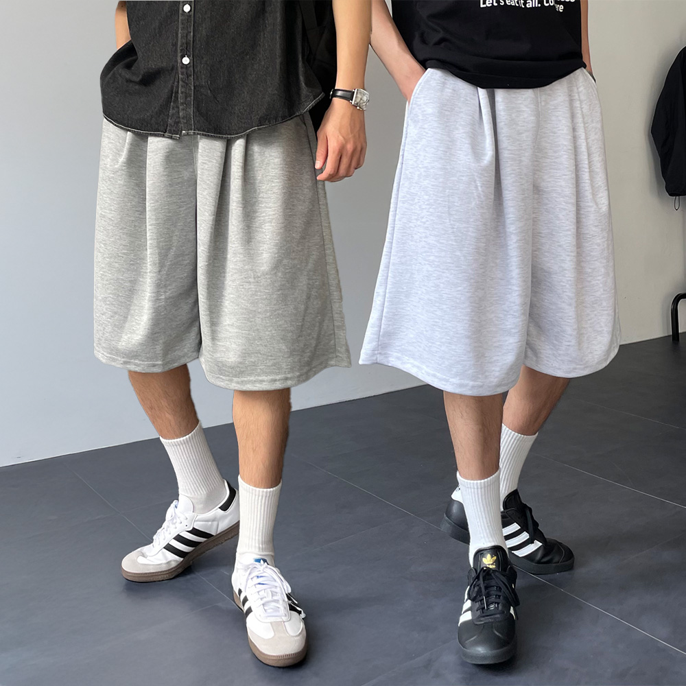 1+1 남자버뮤다팬츠 벌룬팬츠 남자7부반바지 - 상품 이미지