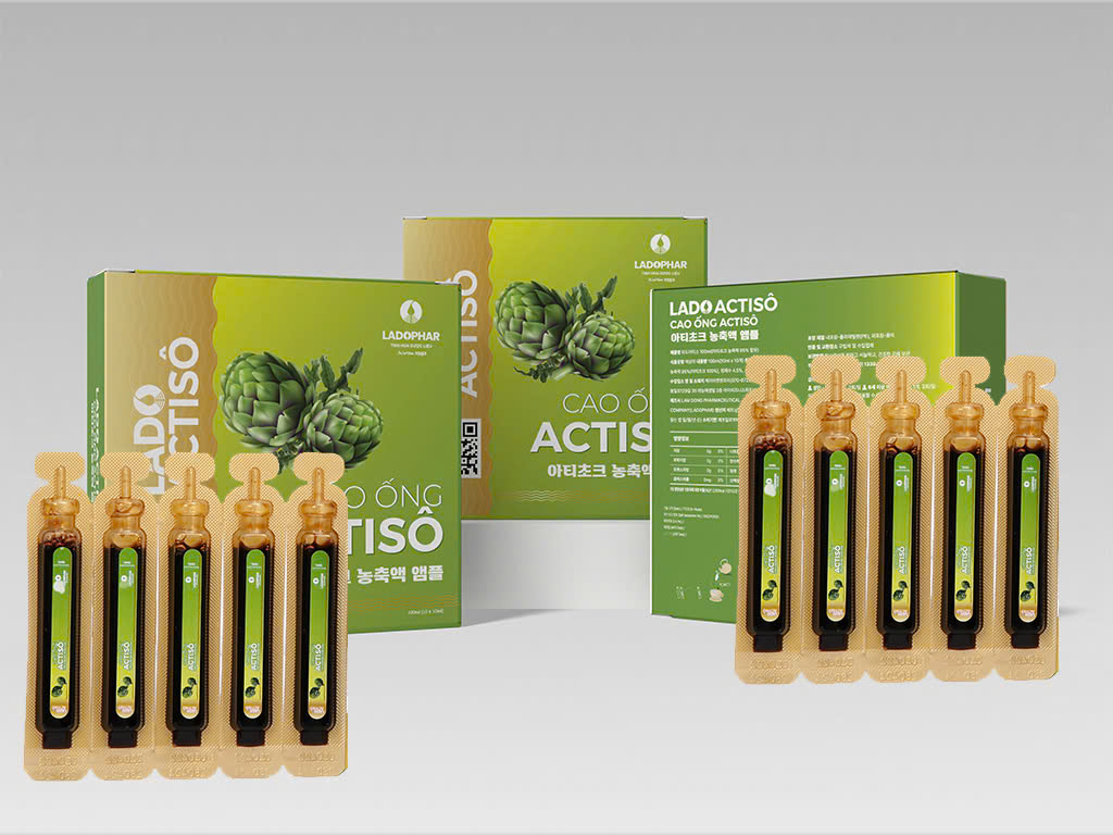 베트남 ACTISO 아티소/아티초크 10박스 (10ml x 100앰플) 공식수입 정품 한글패키지 이미지 2