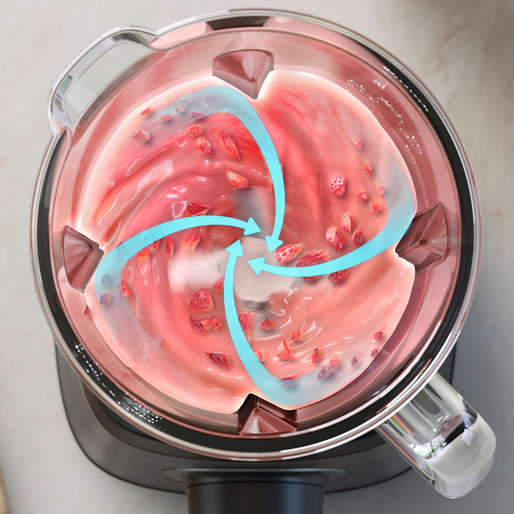 필립스 5000시리즈 프로파워 블렌더 유리 믹서기 자동세척 기능 HR3040/00