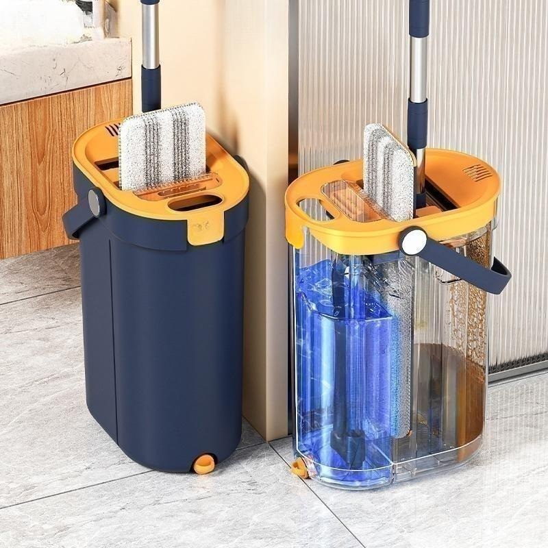 참 깨끗한 노터치 물걸레 밀대 깨끗한 물과 오염수 자동 분리