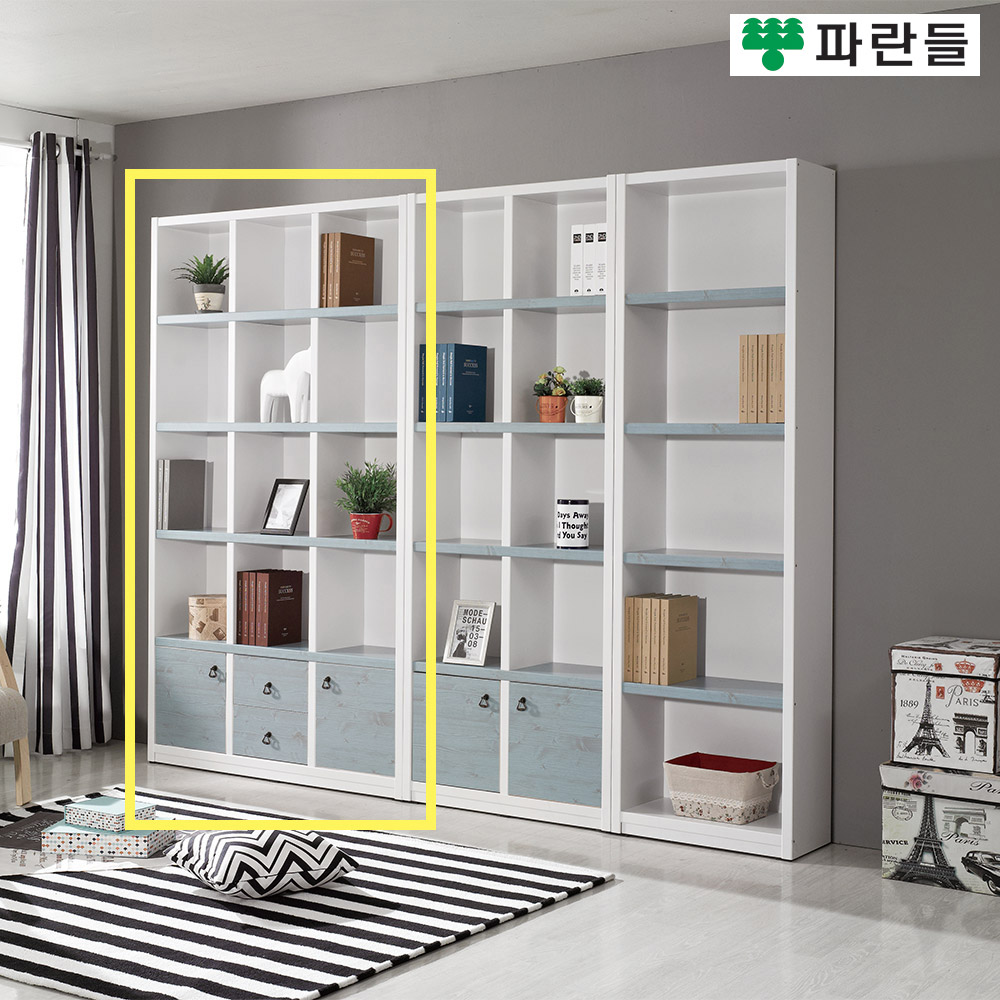 파란들가구 33T 1200 도어 5단책장 서재책장 수납장식장 이미지 6