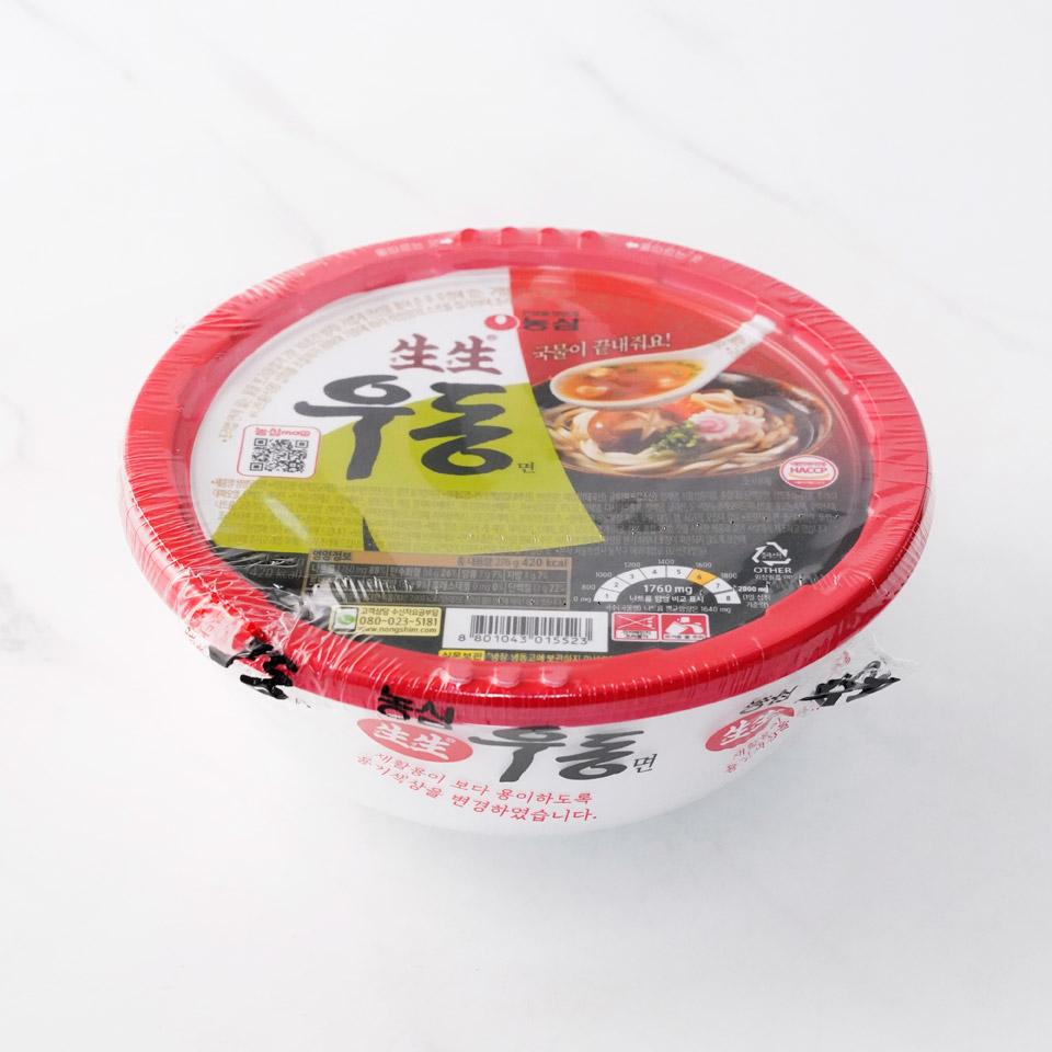 메가마트 농심 생생 우동(용기) 276g - 메인 이미지