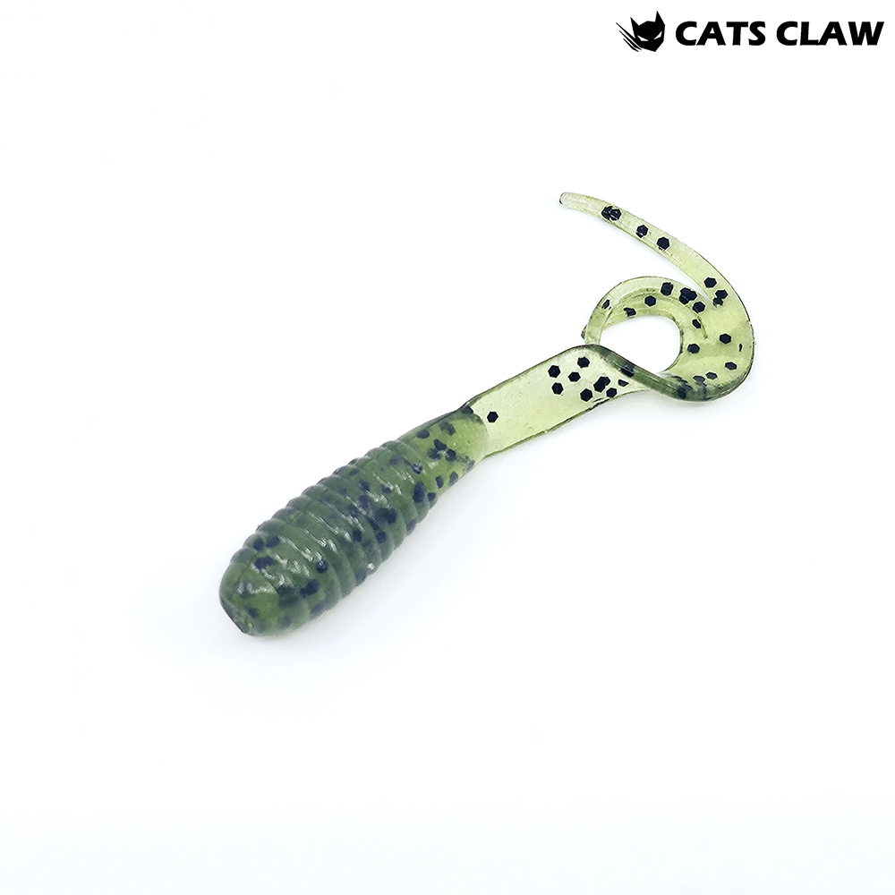 캣츠크로우 트리플그럽 꺽지웜 쏘가리웜 027 워터멜론, 6.3cm - 상품 이미지