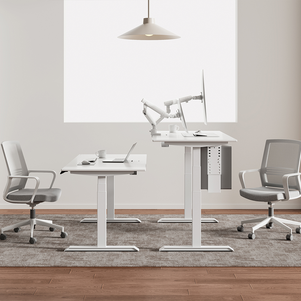 루나랩 모션데스크 스탠딩 높이조절 책상 듀얼모터블랙커브1200