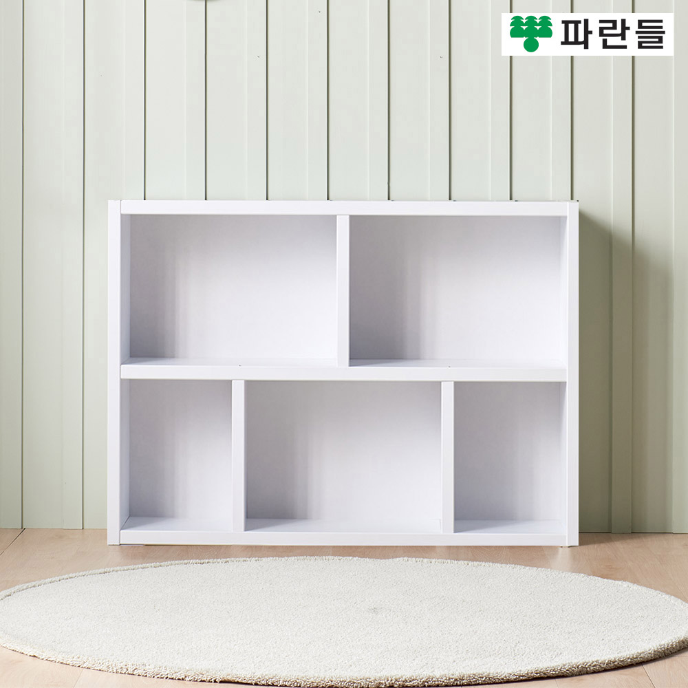 파란들가구 33T 2단 1200 무발 가로책장 2단책장 수납장식장 - 상품 이미지