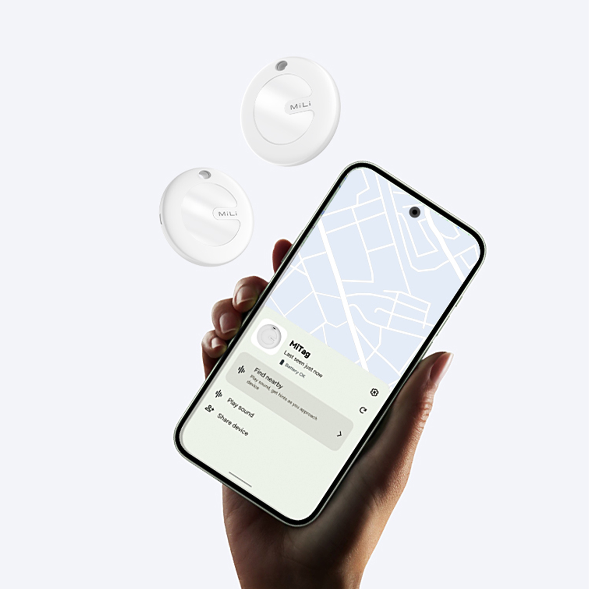 MiLi 미태그 위치추적기 삼성 스마트태그 갤럭시 에어태그 미아방지태그 자전거 유아 아이
