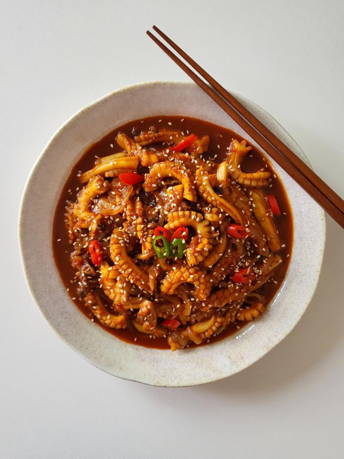 델리츠 냉동 오징어채 700g 탈피 칼집 급속동결 손질오징어 솔방울 귀채 - 상세 이미지 2