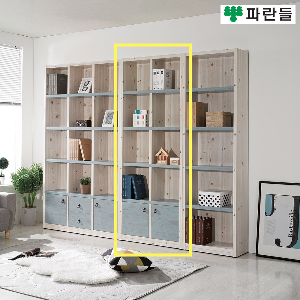 파란들가구 33T 800 도어 5단책장 서재책장 수납장식장 - 상세 이미지 5