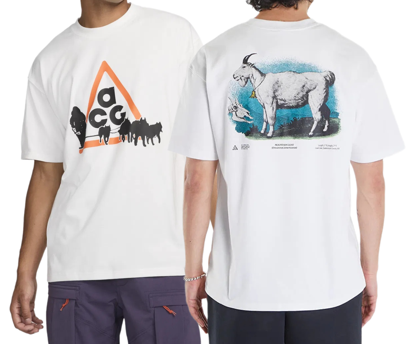 매장판 나이키 ACG 반팔 드라이핏 로고 고트 썰매