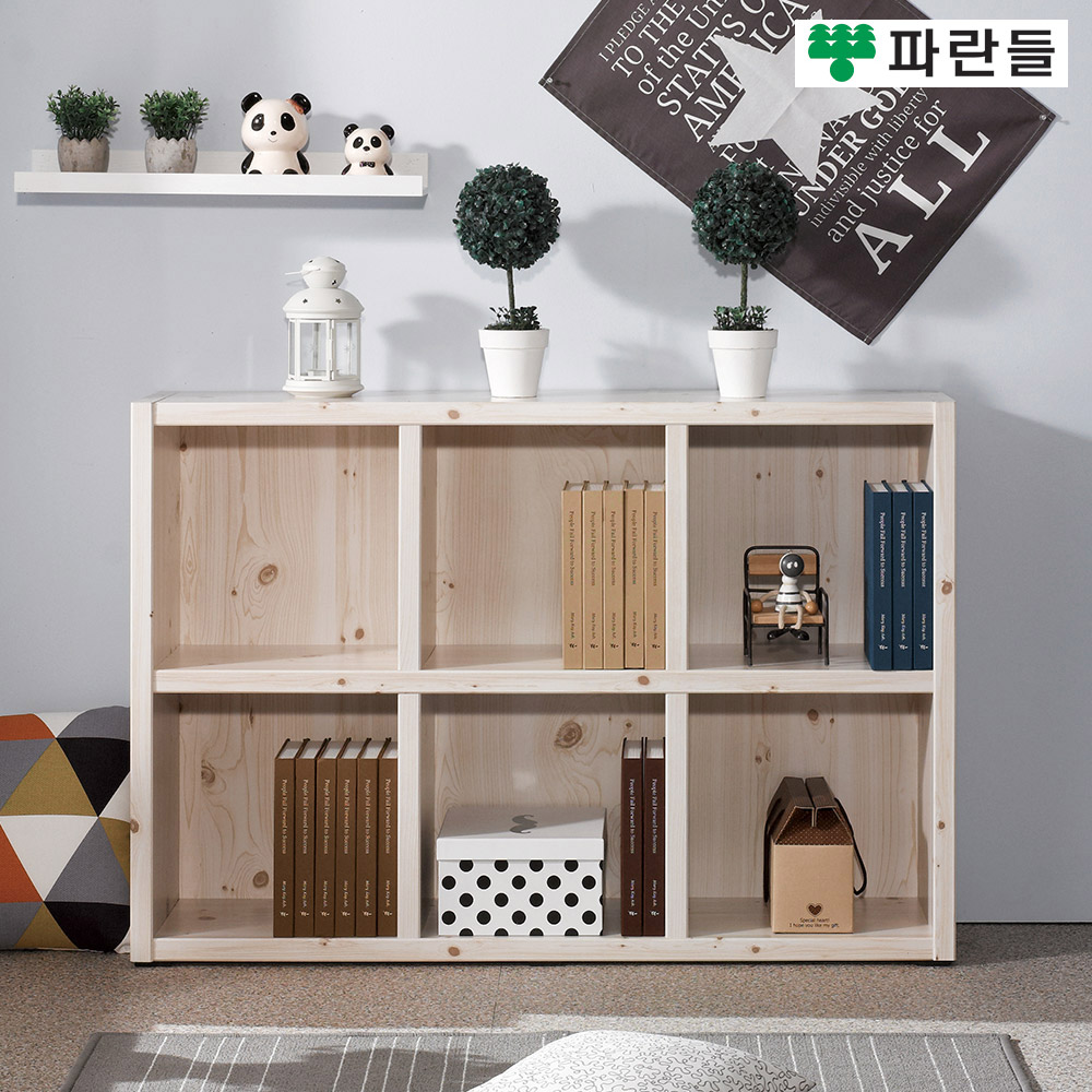 파란들가구 33T 1200 오픈 2단책장 거실책장 수납장식장 - 상세 이미지 3