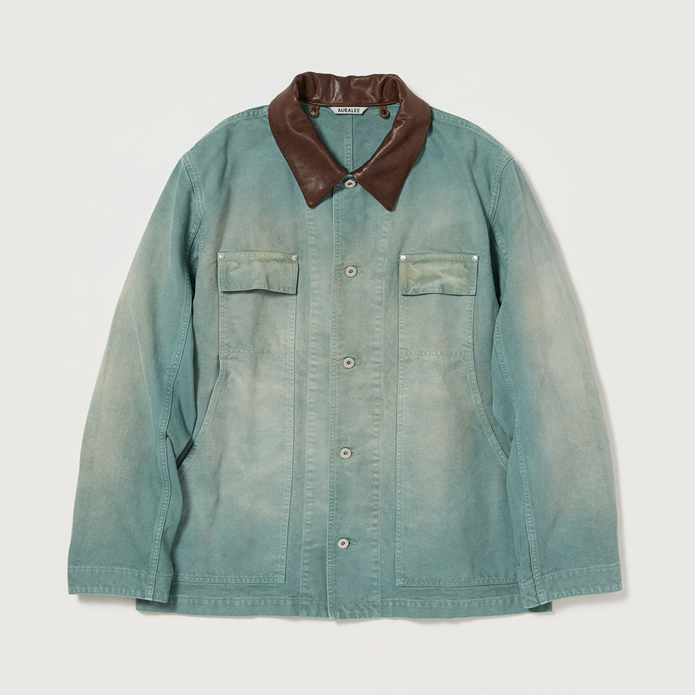 오라리 맨즈 자켓 ORGANIC COTTON DUCK BLOUSON 25SS 남자 블루종 - 상세 이미지 2