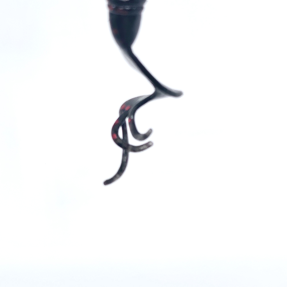 캣츠크로우 트리플그럽 꺽지웜 쏘가리웜 007 블랙 레드, 6.3cm - 상세 이미지 2