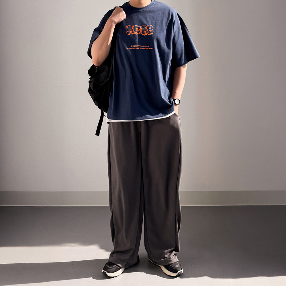 쿨링티 남자흰티 커플반팔티 - 상세 이미지 5