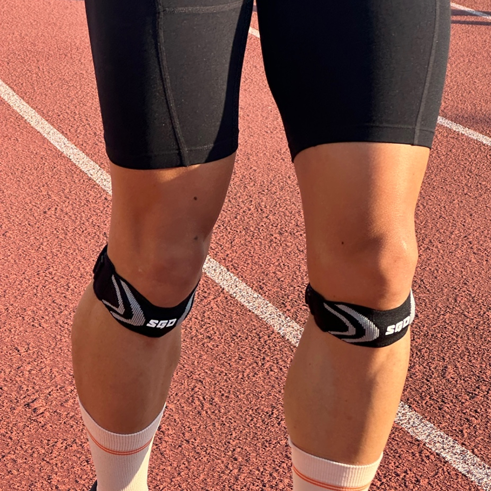 SGD 러닝 무릎보호대 슬개골 관절 연골 밴드 아대 슬개건 등산 배드민턴 달리기 밴드형