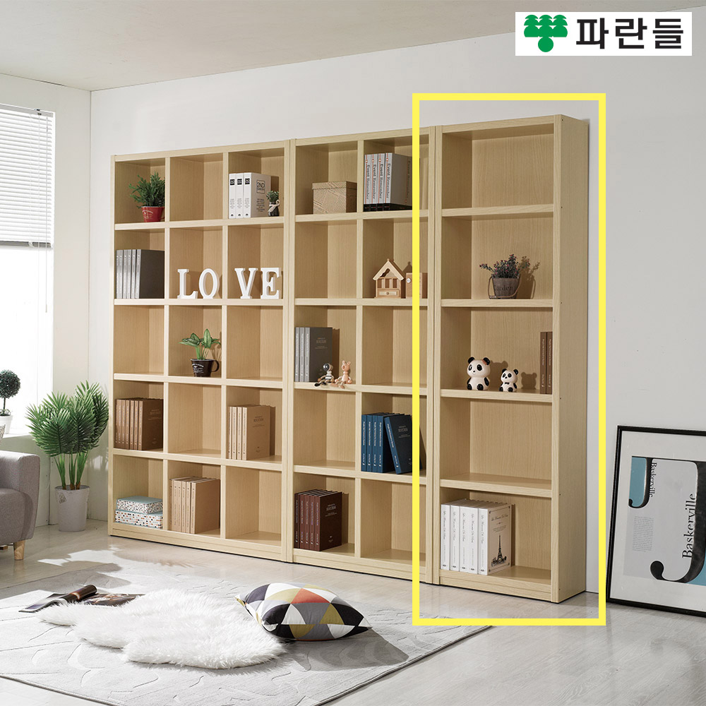 파란들가구 33T 600 오픈 5단책장 거실책장 수납장식장 - 상세 이미지 4