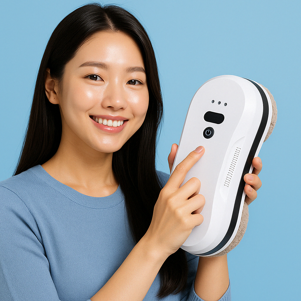 대여 6.2cm 초슬림 24년 최신형 창문 로봇 청소기 아파트 유리창 청소 닦이 일상 렌탈