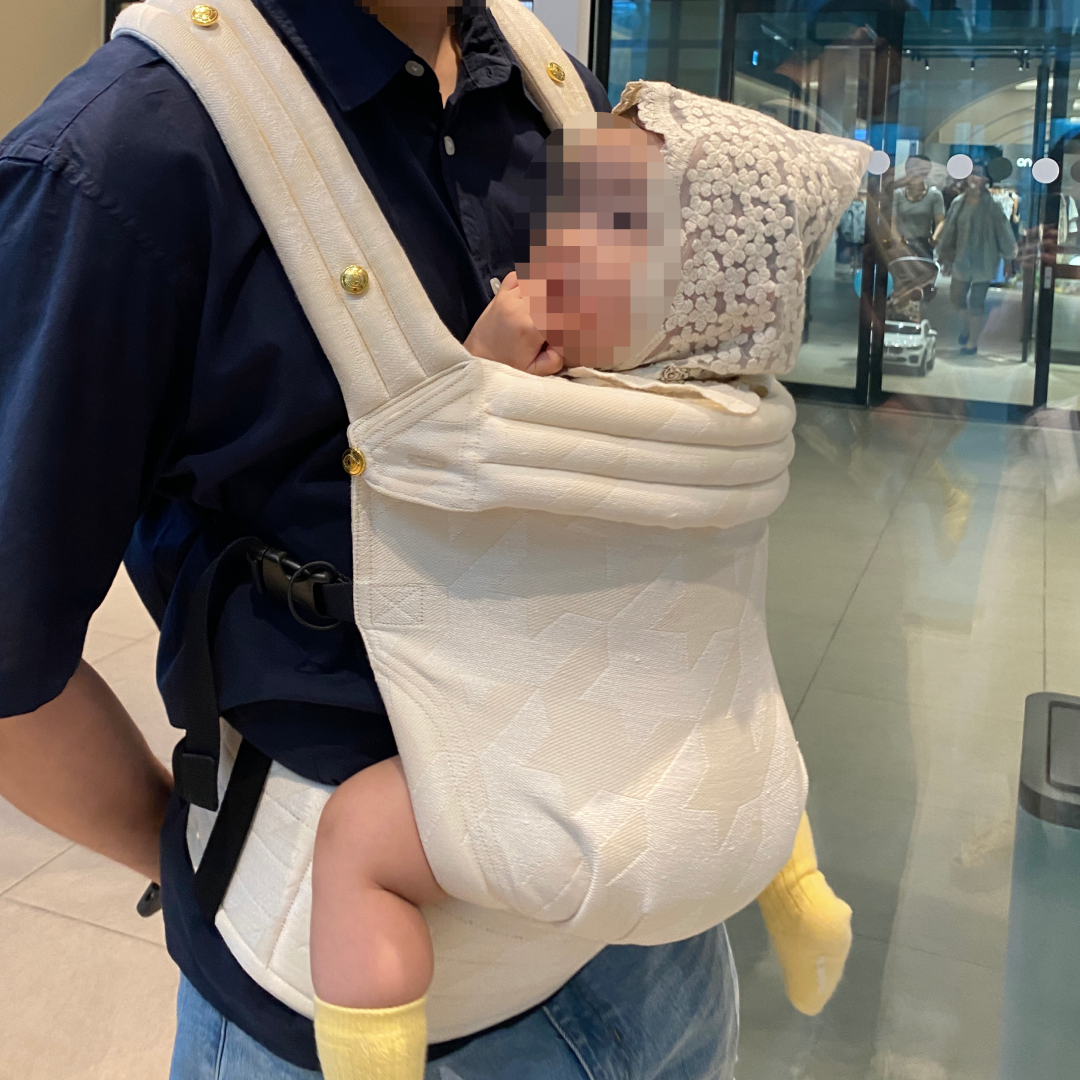 KC인증 첫만남이용권 관부가세 포함 아티포페 트위드 애로우조로 아기띠 명품 유럽 앞보기스트랩 포함 풀세트