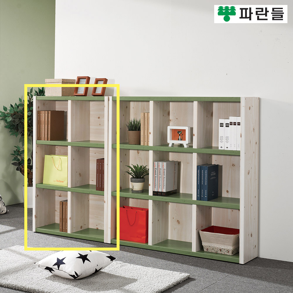 파란들가구 33T 800 오픈 3단책장 거실책장 수납장식장 이미지 6