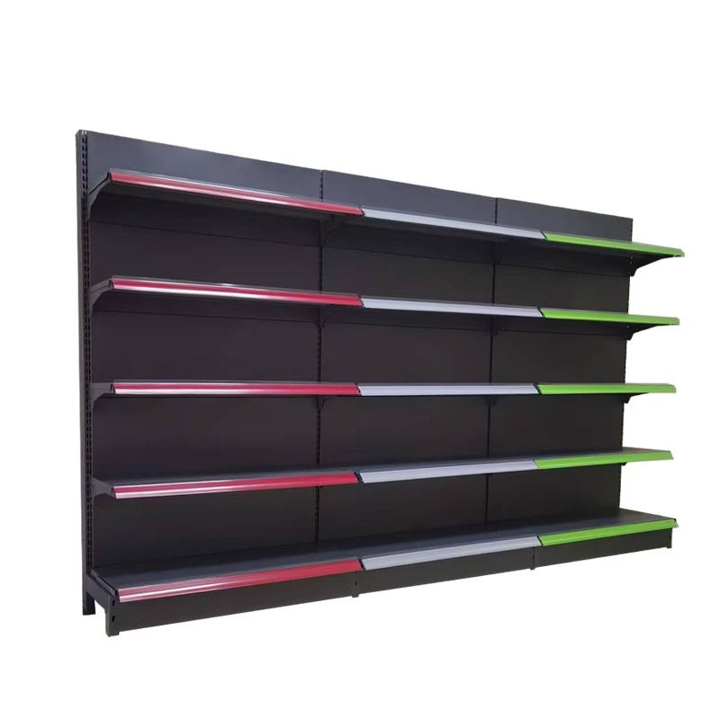 다용도 슈퍼마켓 진열대 2단 3단 편의점 수납 선반 1.8m x 0.42m x 1.65m - 상세 이미지 5
