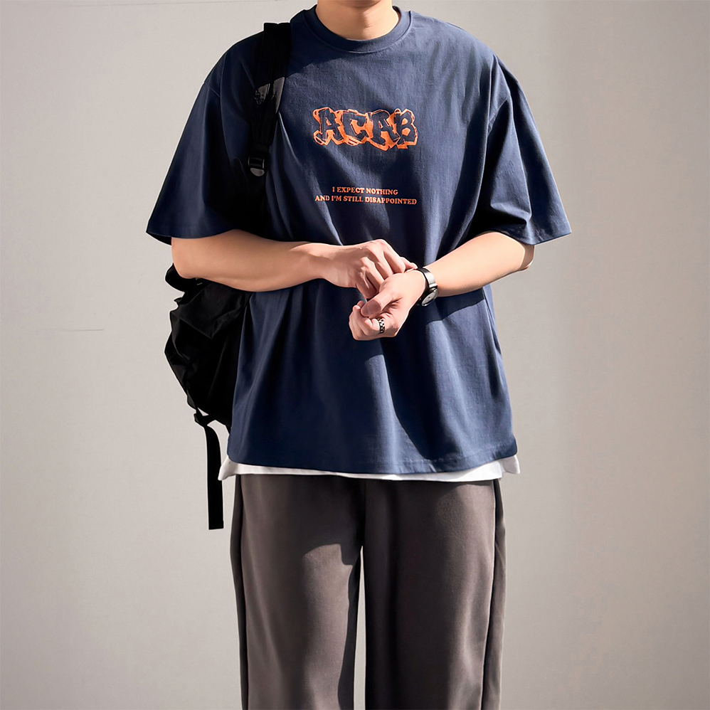 쿨링티 남자흰티 커플반팔티 - 상세 이미지 2