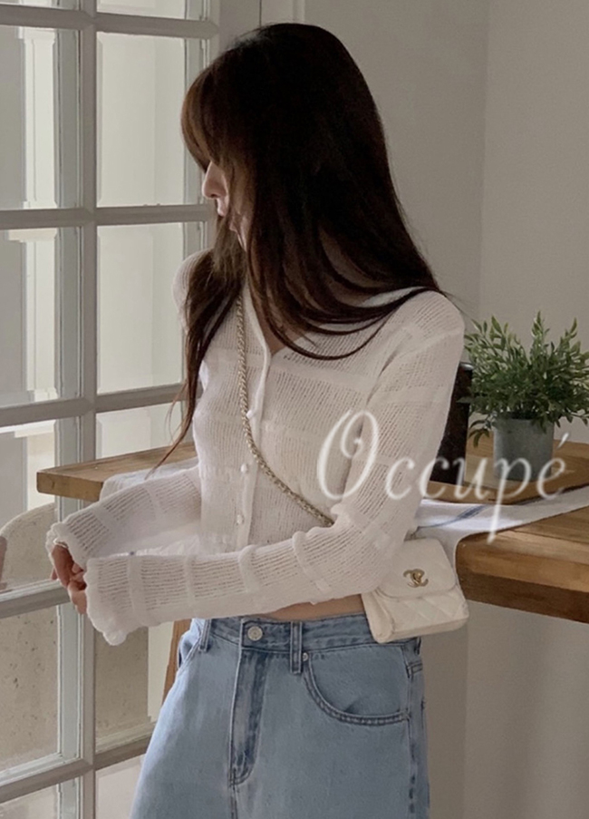 [당일발송]미엘 오즈 가디건 (3col) miel 시스루 여름가디건 상세 이미지 10