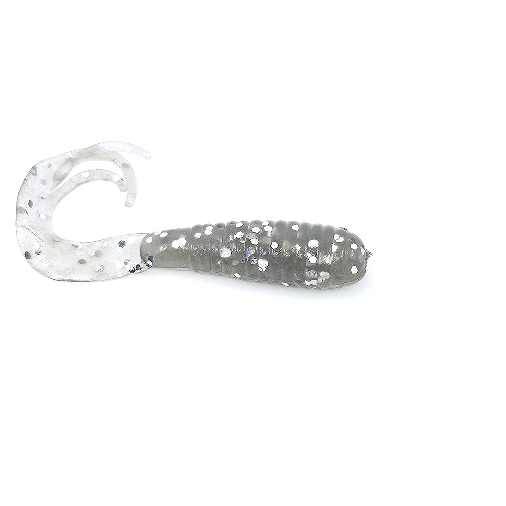 캣츠크로우 트리플그럽 꺽지웜 쏘가리웜 020 스모크 실버, 7.6cm(3인치) - 상세 이미지 3