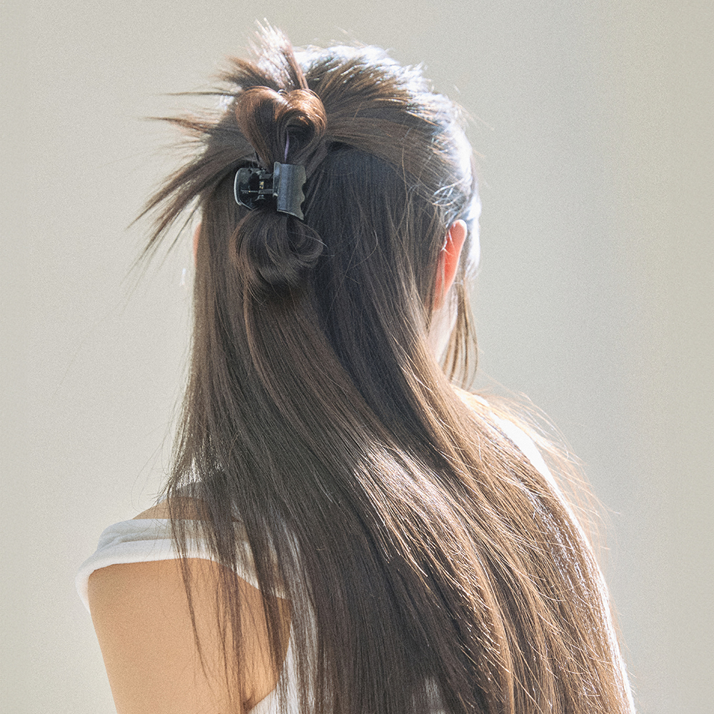 내추럴 반묶음 가시머리 이미지 3
