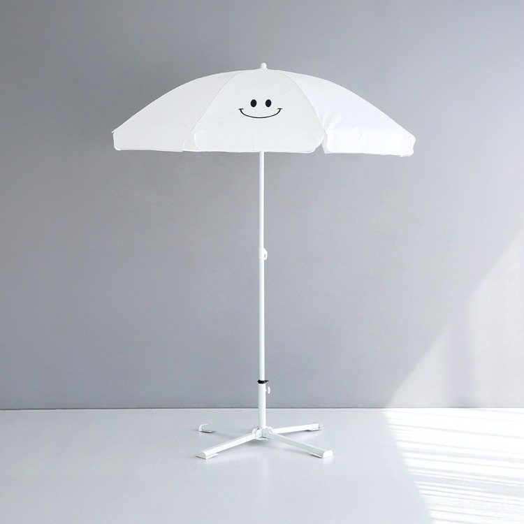 ROMIL 스마일 파라솔 베이지 + 받침대 기본형