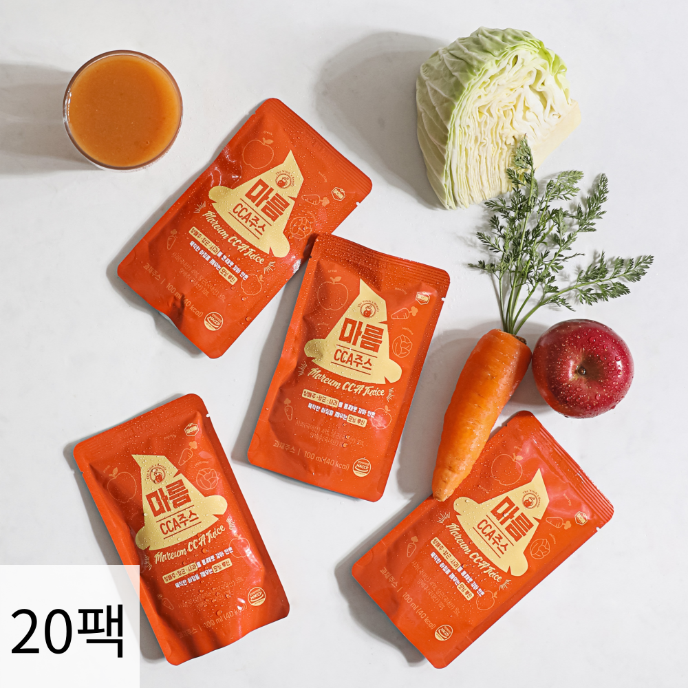 마름 갈아만든 CCA주스 20일 클렌즈 구성(20팩) / 국내산 까주스
