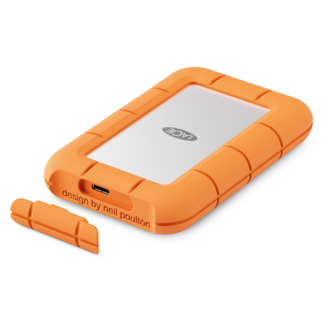 씨게이트 LaCie Rugged Mini 외장SSD 4TB, 실버