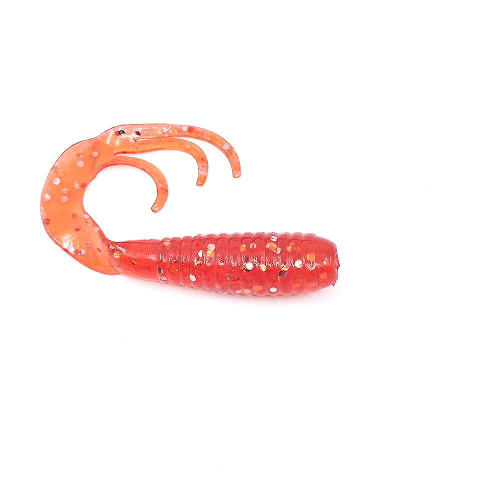 캣츠크로우 트리플그럽 꺽지웜 쏘가리웜 005 레드 실버, 7.6cm(3인치) - 상세 이미지 3