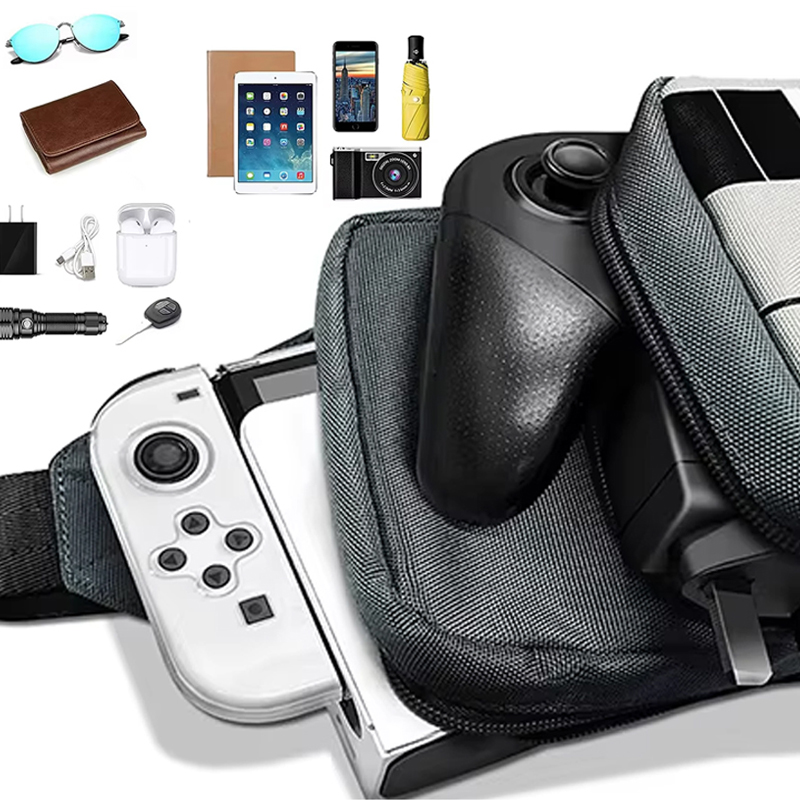 닌텐도스위치 OLED 케이스 파우치 가방 크로스백 여행 수납 크바백 - 상세 이미지 2